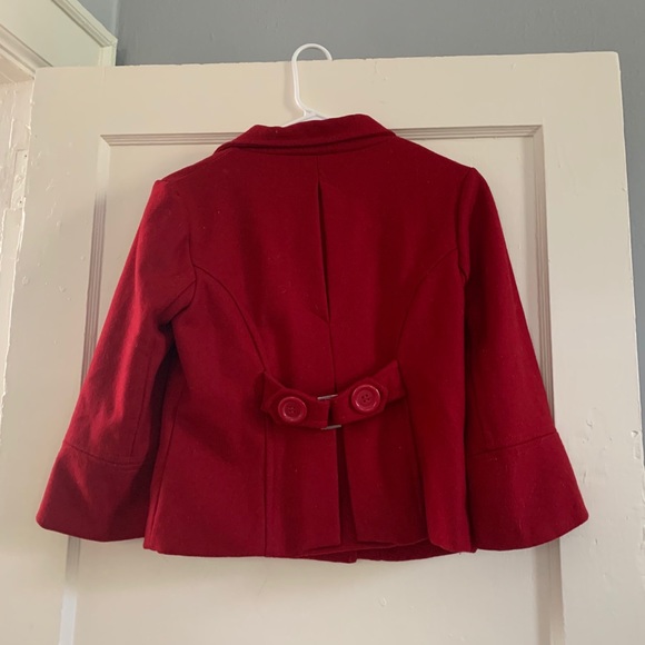 Small Red Forever Audrey Coat - Picture 2 of 5